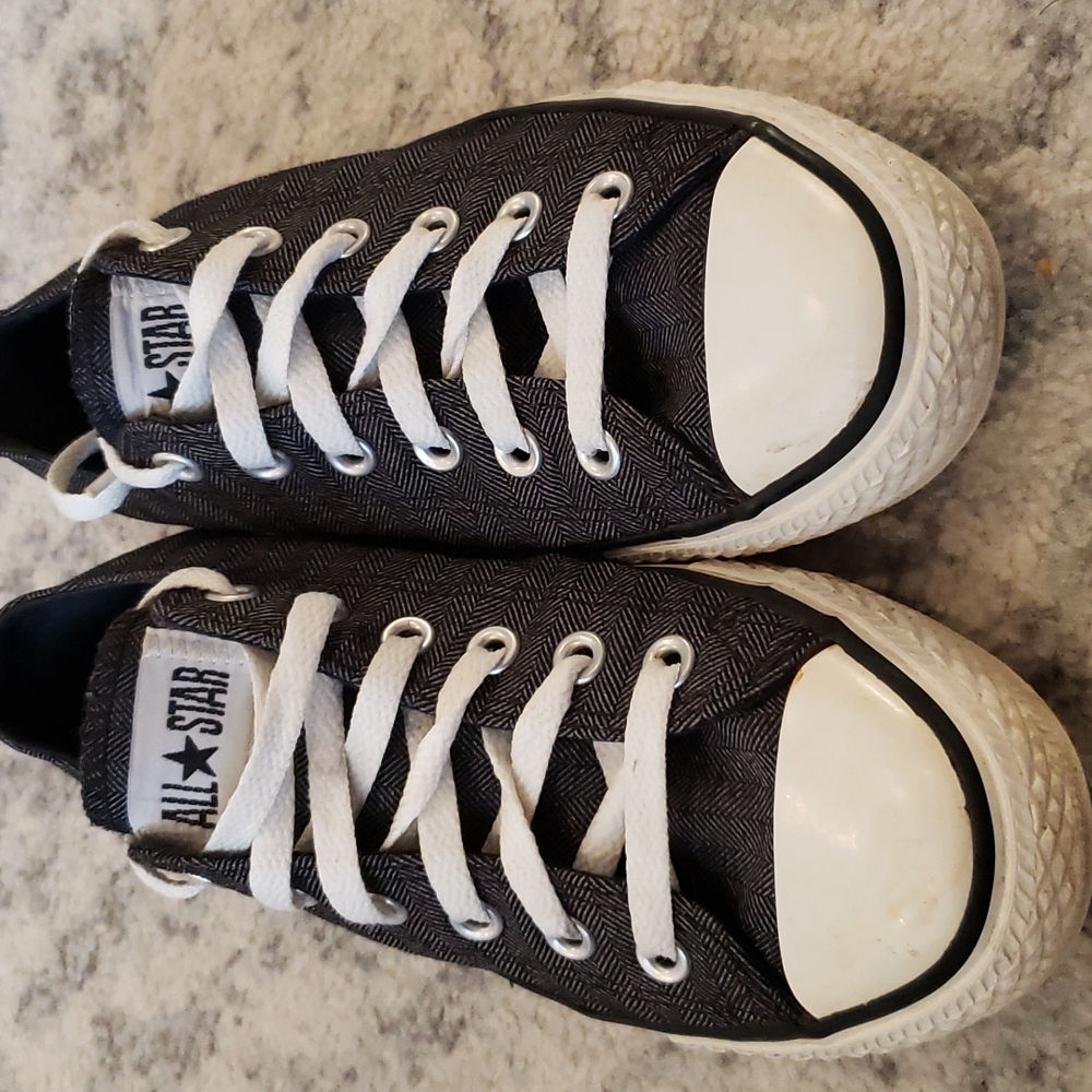 Converse all star blue denim sneakers